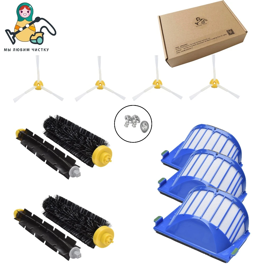 Robot Vacuum Cleaner Spare Parts For iRobot Roomba 600 Series Clean Brush Filter Robot Vacuum Cleaner Spare Parts For iRobot Roomba 600 Series Clean Brush Filter