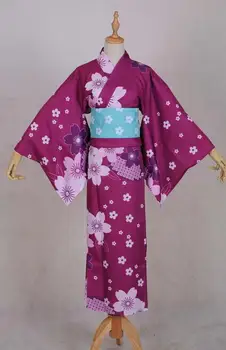 

Nozomi Tojo love live Cosplay Costumes Maid dress japanese kimono bath robe set kimono