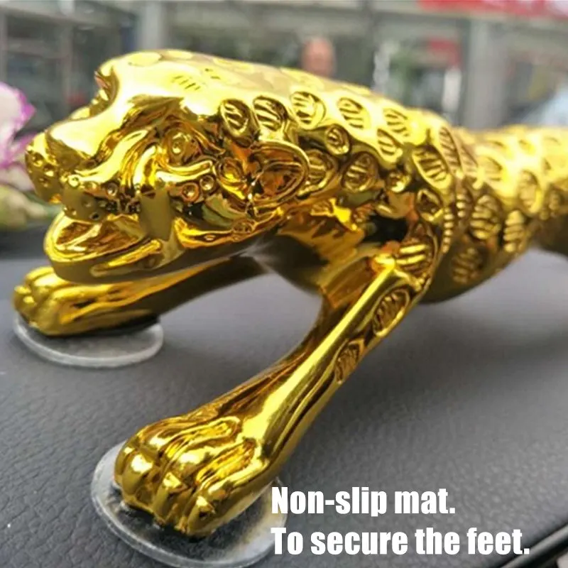 Для Rolls-Royce роскошное леопардовое украшение автомобиля золотые куклы приборной панели автомобиля украшения для животных автомобильные интерьерные изделия