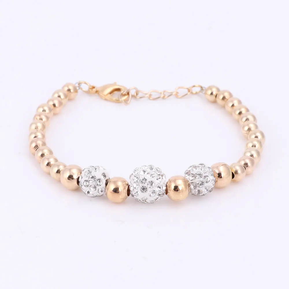 Preise Hohe Qualität Gold Farbe Schmuck Set Hochzeit Nigerian Afrikanischen Perlen Kostüm Schmuck Armband Ohrring Halskette