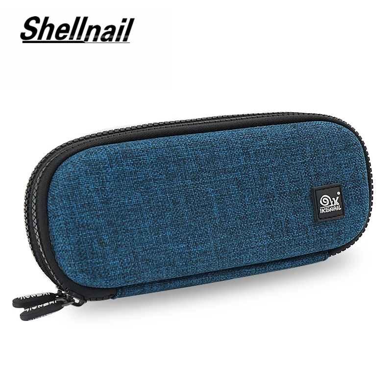 Shellnail Double layer Digital Earphone Case For Headphone Adapter Airpods Accessories Earbuds USB Cables Portable Storage Bag