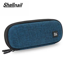 Shellnail Double layer Digital Earphone Case For Headphone Adapter Airpods Accessories Earbuds USB Cables Portable Storage Bag
