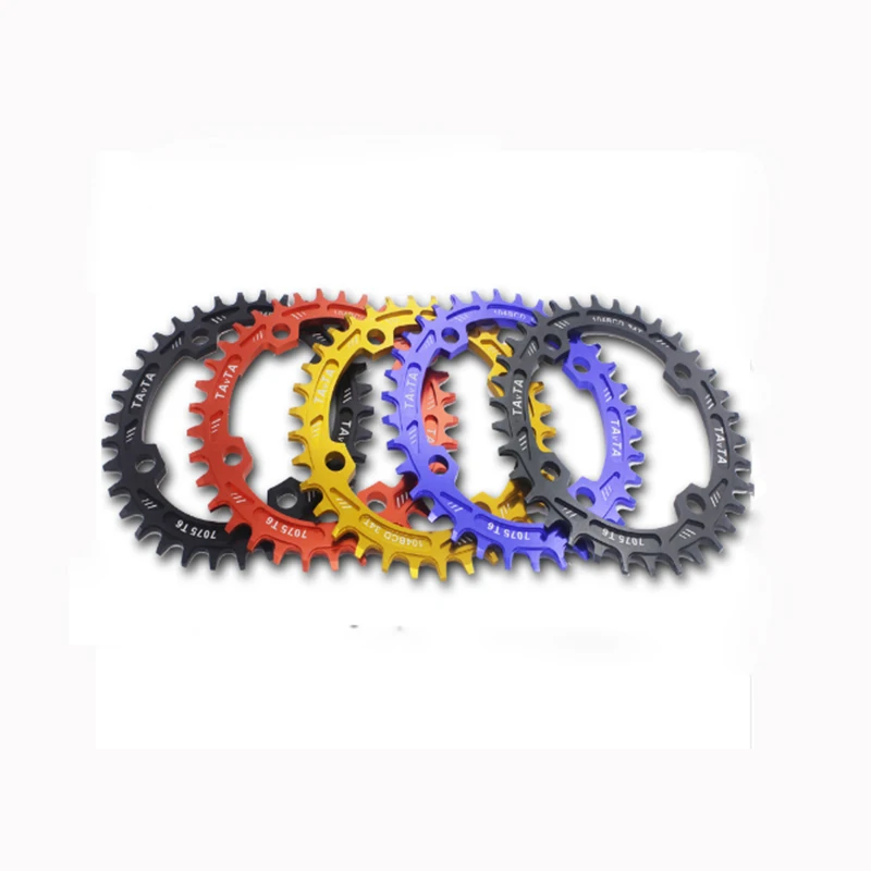 

FETESNICE Round Oval 104BCD 32T/34T Cycling chainring Narrow Wide Ultralight A7075 alloy MTB Bike Chainwheel Crankset Plate