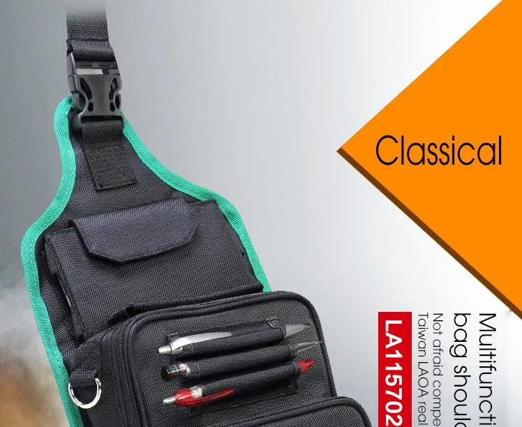 LAOA Multifunction Messenger Bag Cross Body Electrician Hardware Mechanic's Canvas Tool Bags For Store Tools