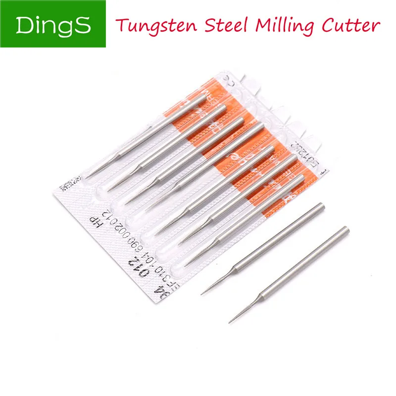 

High Quality 1pcs Tungsten Steel Grinding Head 2.35mm Shank Milling Cutter Burrs For Wood Bone Olive Nuclear Carving Tools 194
