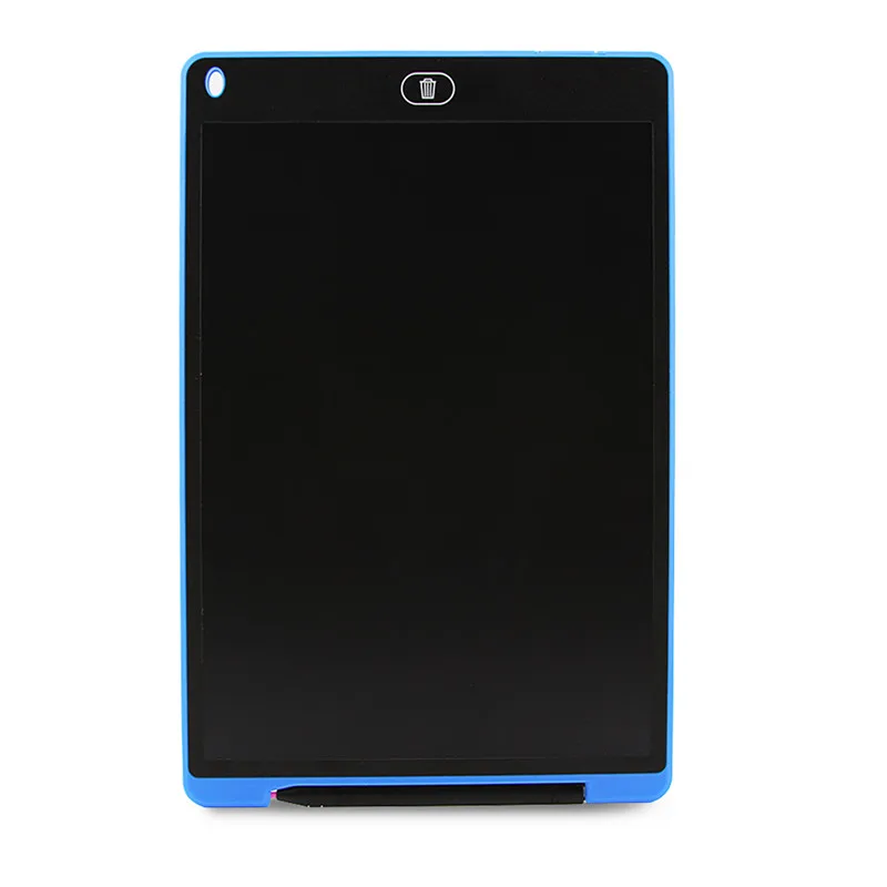 12 дюймов ЖК-дисплей цифровой планшетный электронных рукописного ввода Портативный Графика планшет блокнот ультра-тонкая доска для рисования - Цвет: Синий