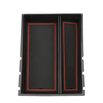 

For Hyundai Tucson only Fit For Electronic Handbrak AT Car Central Armrest Storage Box Center Console Bin Glove Tray Holder Case