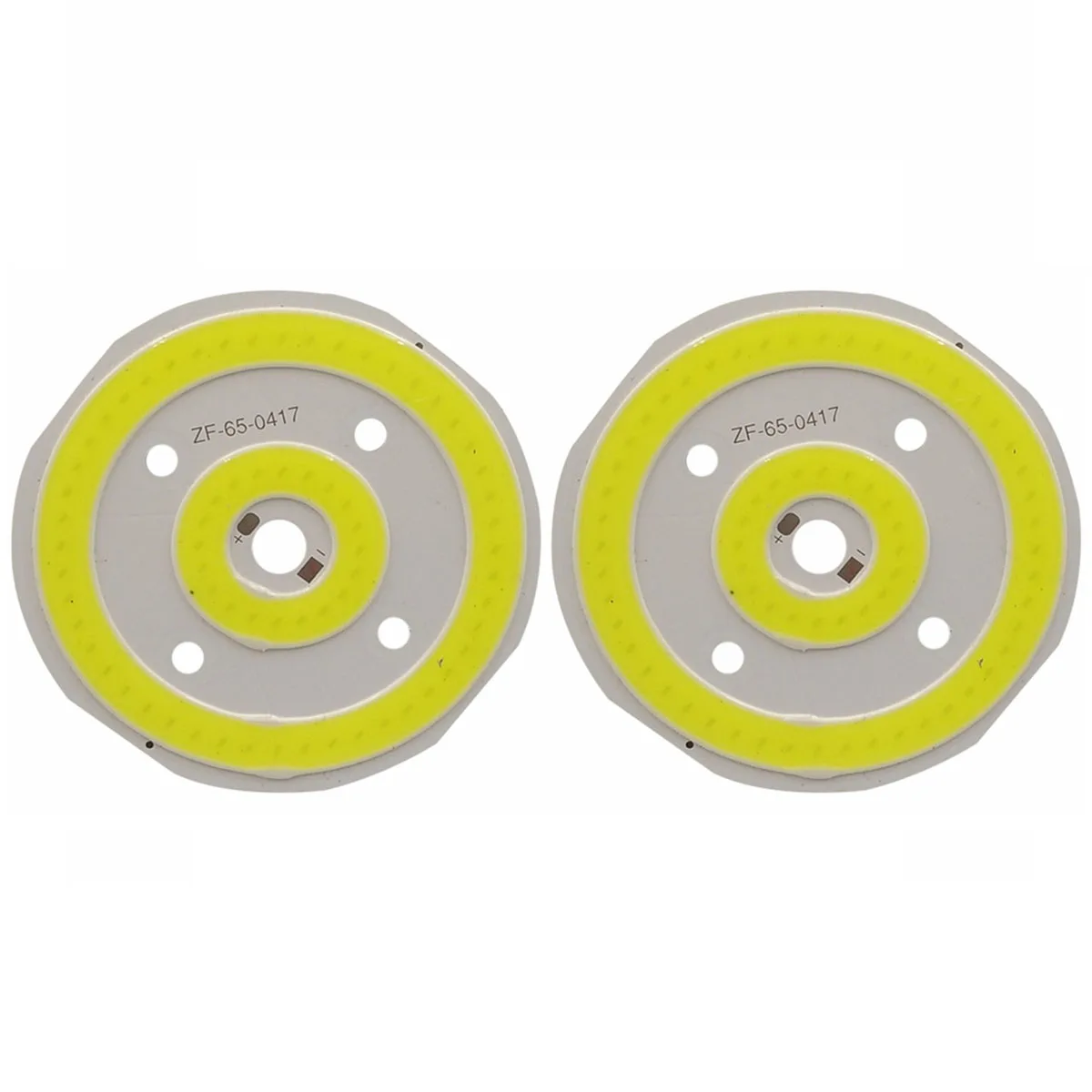 

2pcs/Set DC 12V Round Dual Circle LED Chip 10W Dimmable COB Chip For Spotlight Led Floodlight Lamp Y27 Y32 Not Need Driver DIY