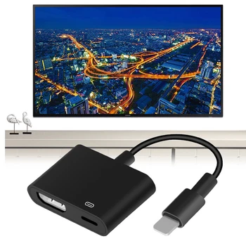 

Compatible for Apple to HDMI Adapter Metal Shell 1080P Digital AV Converter EM88