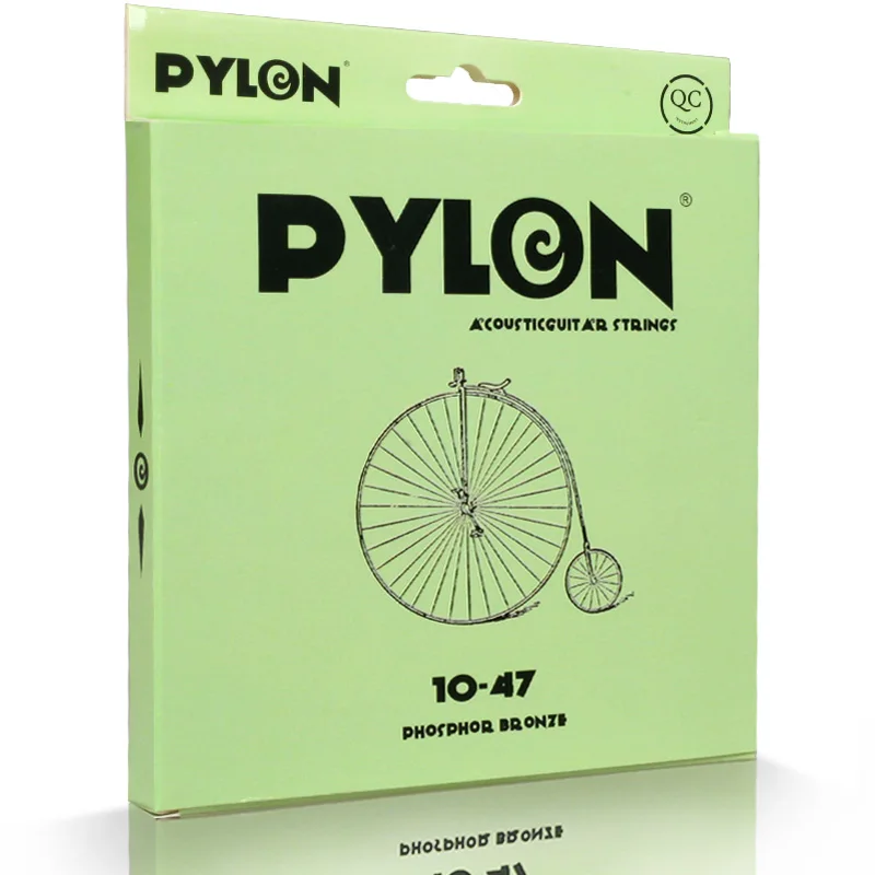 

Pylon Phosphor Bronze Acoustic Guitar Strings with extra 1st String