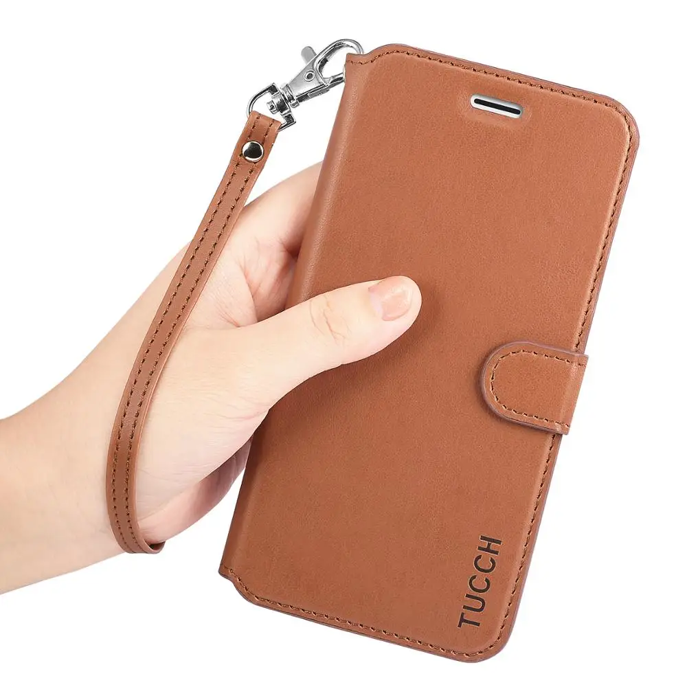 Tuch Wallet чехол для iPhone 7 [слот карт] [флип] [кошелек] [подставка] [ремешок на запястье]