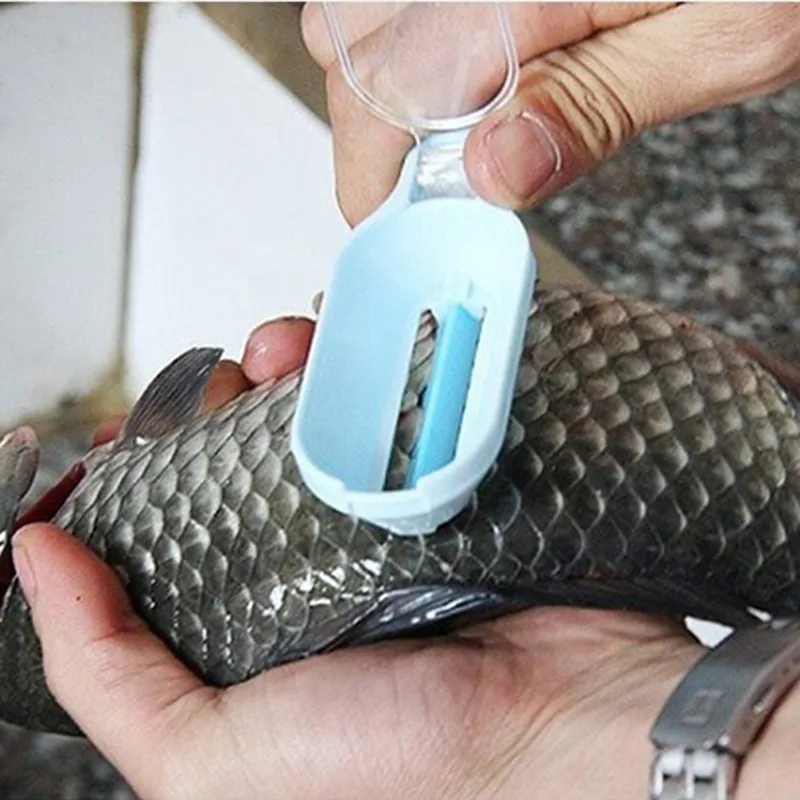 Быстрая очистка рыбы кожи стали пластиковое приспособление для снятия чешуи скалер скребок для чистки инструмент для посуды овощечистка