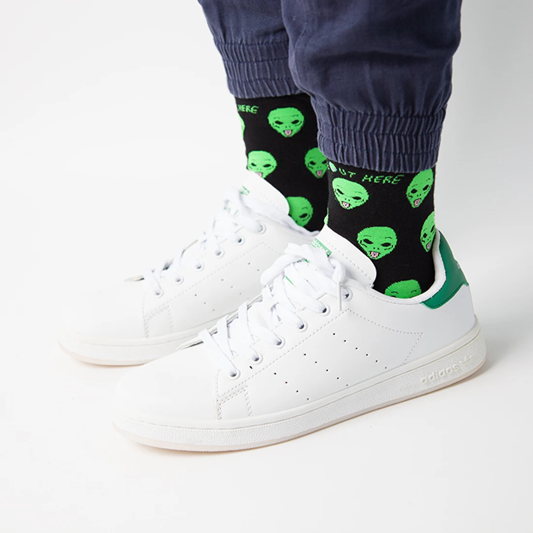 

1 Pair Unisex Soft Warm Cartoon Cat Funny Alien Planet Autumn Creative Winter Hosiery Halloween Comfortable Party Socks