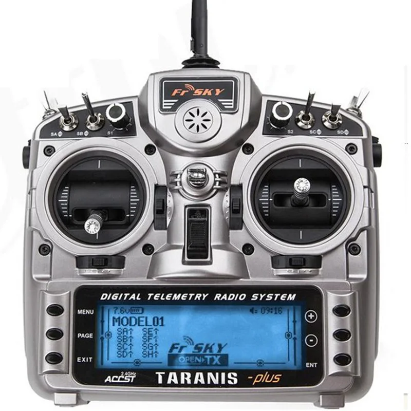 FrSky X9D Plus Transmitter 2.4G 16CH ACCST Taranis with x8r reciever battery For RC Models Multicopter Parts