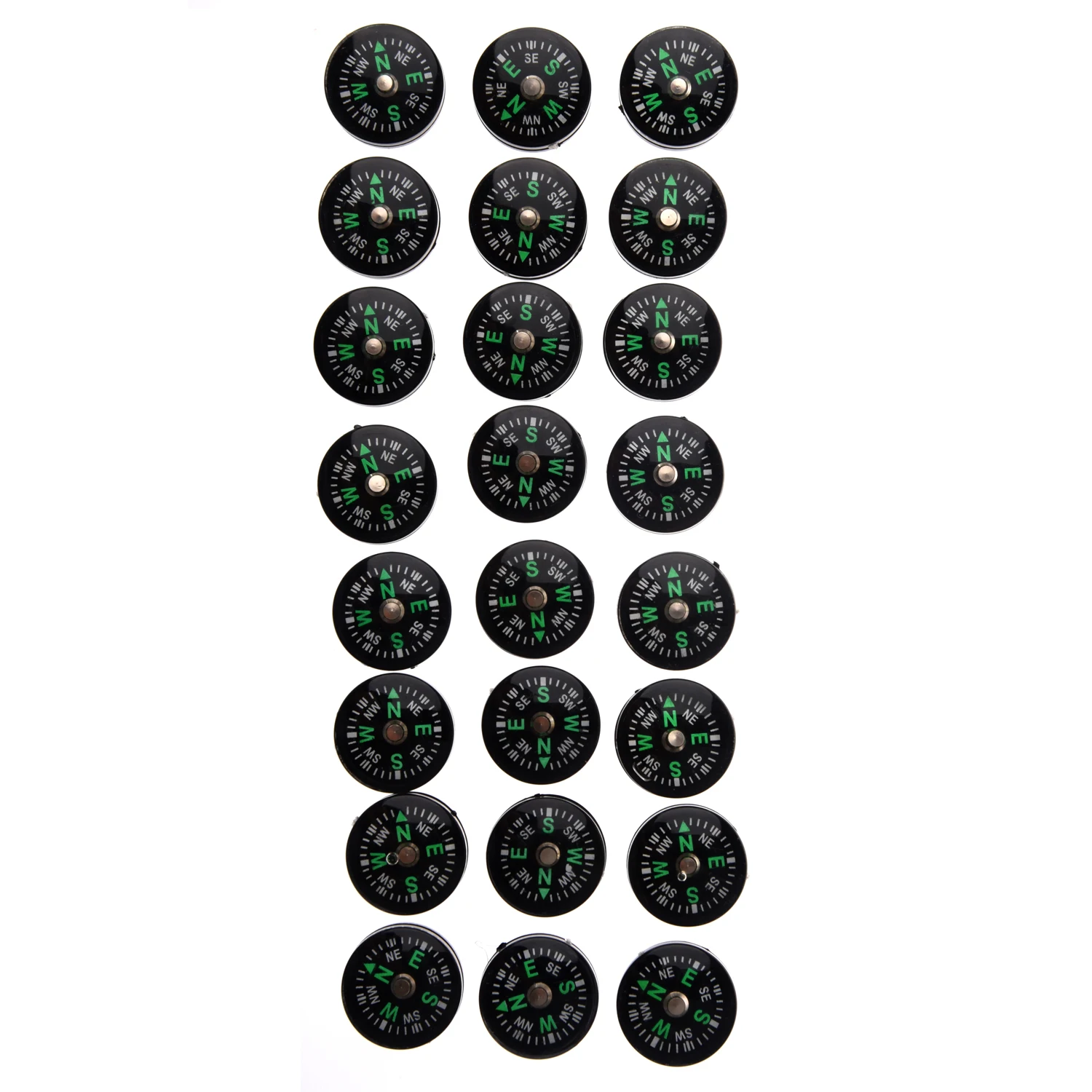 

LGFM-New 24Pcs 0.08oz 20mm Small Mini Compasses for Survival Kit