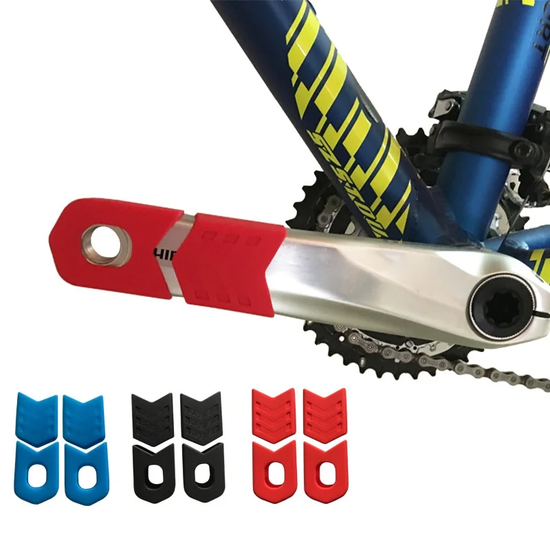 

New Bicycle Crankset Crank Protective Sleeve MTB Road Bike Cycling Crankset Protect Cover Crank Arm Boots Black Red Blue