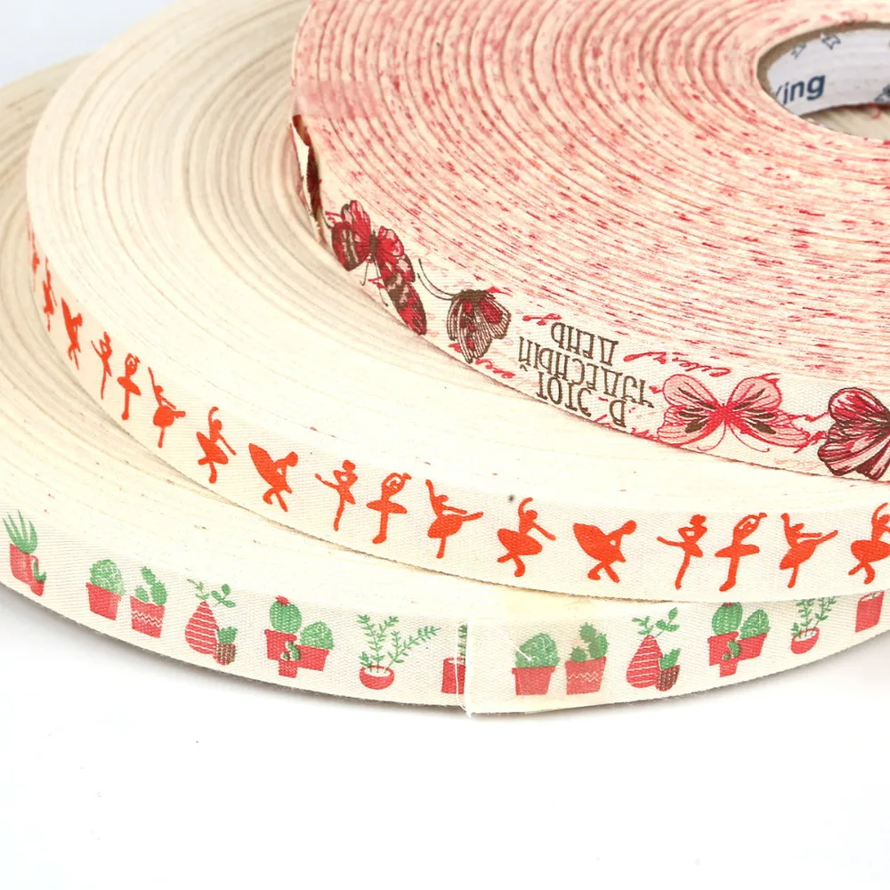 5 Yard Handmade Design Printed Cotton Ribbons For Wedding Party Decoration Gift Wrap Christmas Ribbon DIY Sewing Fabric ribbon decoration,ribbon supplies,wrapping ribbon,sewing ribbon,christmas ribbon,cotton ribbon