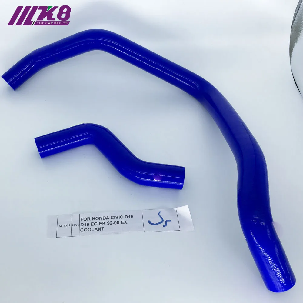 Honda Civic Kit Tuyaux Radiateur Silicone Civic D15 D16 - 9 Pièces Bleu 1992-2000 Tuyaux Radiateur Civic