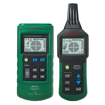 

Mastech MS6818 Professional Wire Cable Tracker Metal Pipe Locator Detector Tester Meter 12~400V