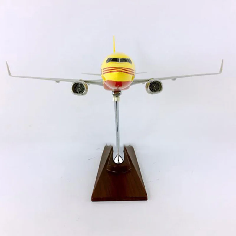 30 см 1: 230 весы Boeing B737-800 модель DHL экспресс-доставка Авиакомпания с базовым сплавом самолет Коллекционная домашняя коллекция