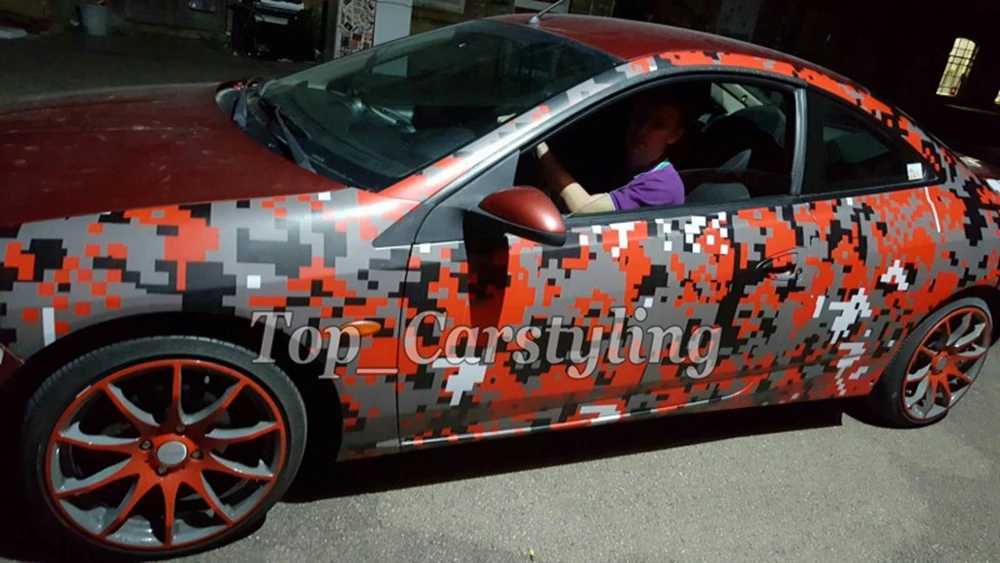 digital camouflage vinyl  ubran car camo vinyl car wrapping films (2)
