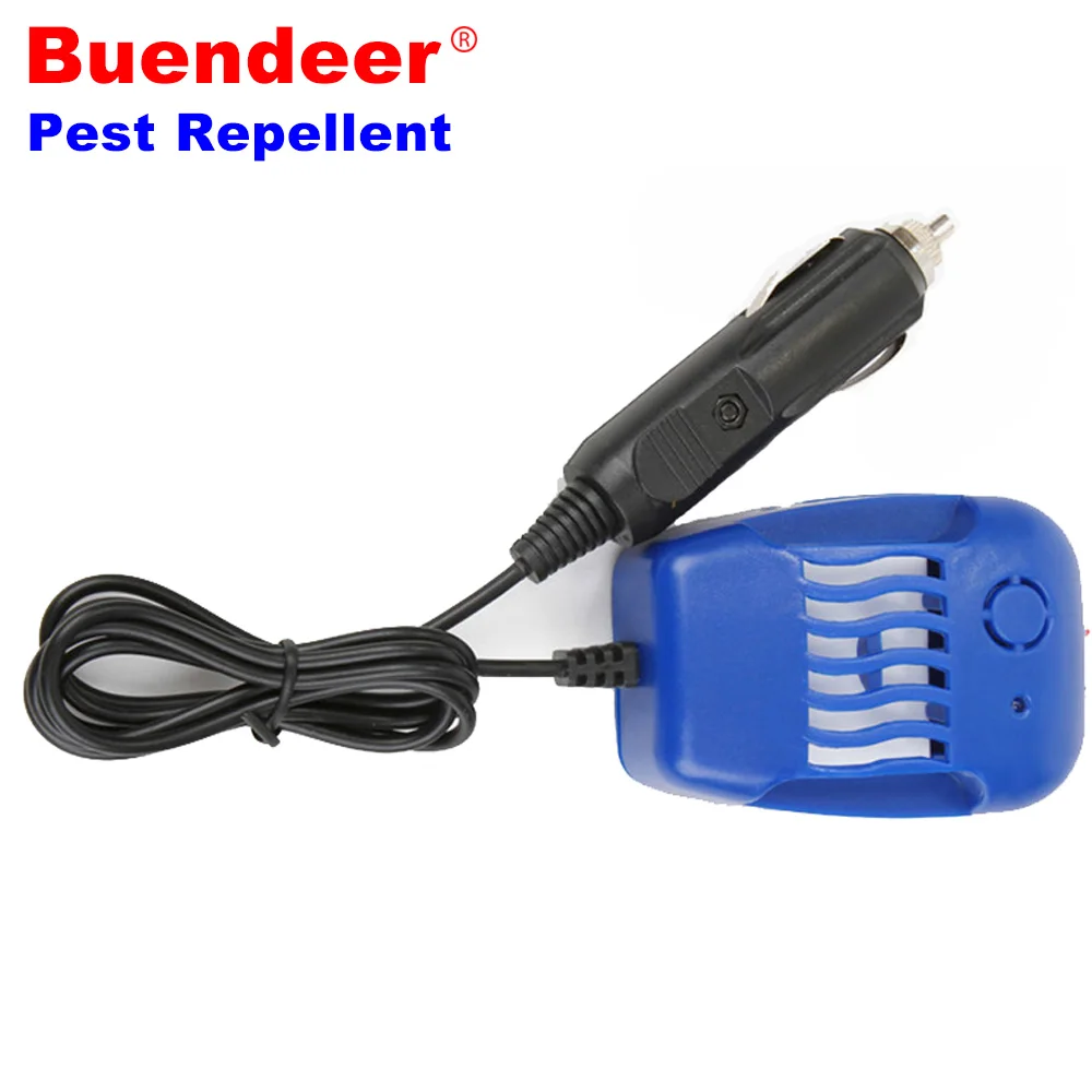 

Buendeer 12V/24V Car Truck Pest Repellent Killer Powered by Cigarette Lighter Plug Mosquito Heater Dispeller For Outdoor Travel