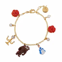 Amybaby ручной работы эмалированный глазурь красота и чудовище женский браслет ювелирные изделия для вечерние