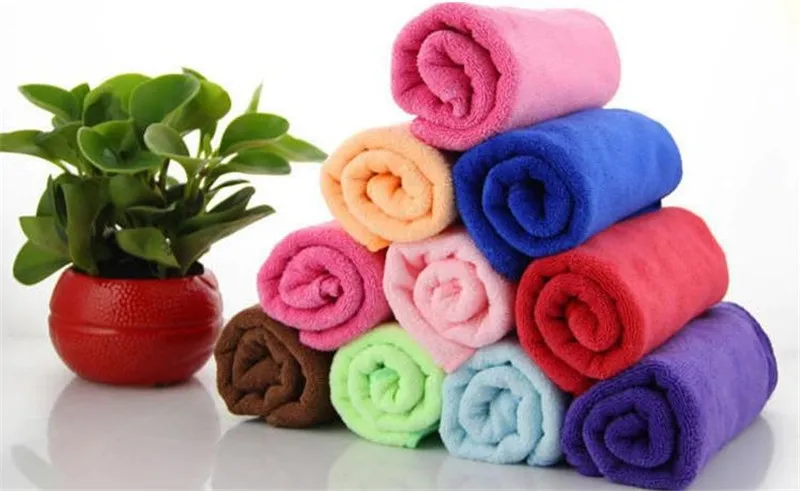 1pcs 30*70cm Miicrofiber Fabric Soft Towel Hand Bathroom Room Car Cleaning Towels badlaken toalla Toallas Mano Gift 42008