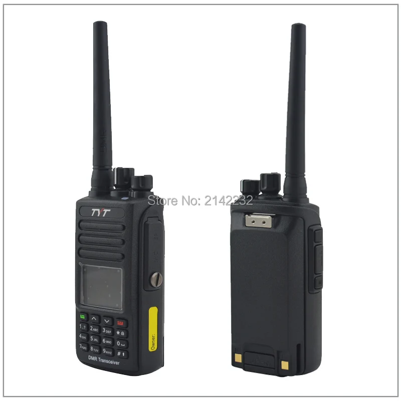 Рация ПМР MD-390 UHF400-480MHz DMR цифровой двусторонней радиосвязи IP67 водонепроницаемый приемопередатчик w/кабель для программирования и наушник