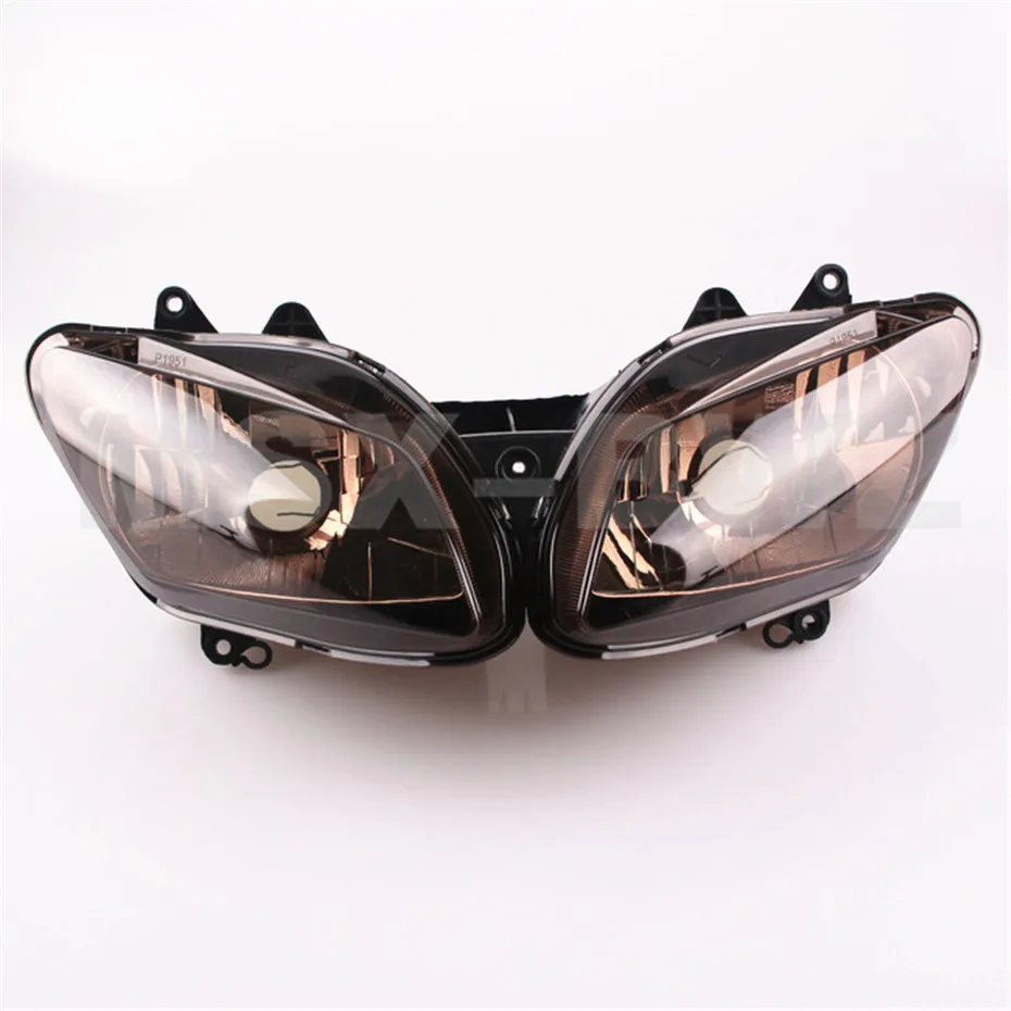 Motorcycle Front Lighting Headlamp Headlight Set for Yamaha YZF R1 1000 2002 2003 Tawny High Quality 1 set motorcycle front