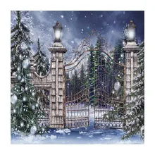 buy christmas village backdrop and get free shipping on aliexpress com