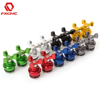 

For KAWASAKI Ninja 250 300 2013-2016 EX300 Z300 ZX300R 2013-2016 CNC Motorcycle Thread Preload Adjustable Fork Cap Bolts
