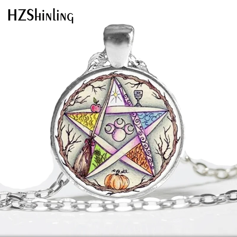 Женское ожерелье с подвеской в виде пятиконечной звезды|necklace pentagram|pentagram necklacenecklace