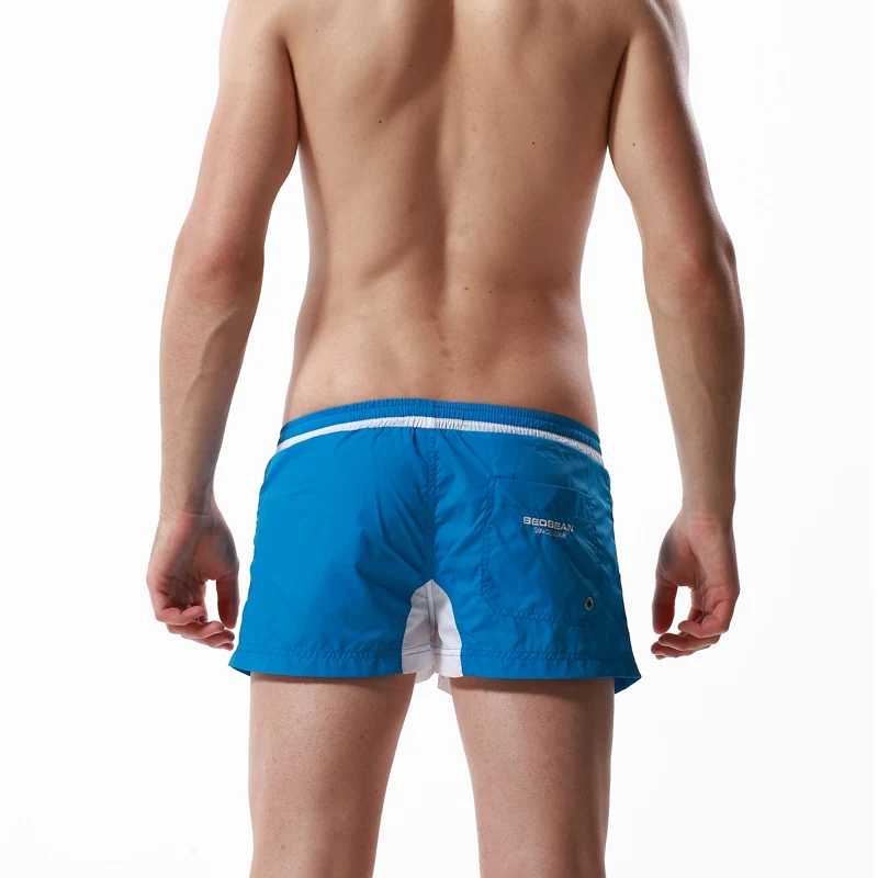 SEOBEAN, бренд мужские пляжные шорты Одежда для досуга фитнес surf Шорты свободные Шорты для бега Размеры S M L XL XXL