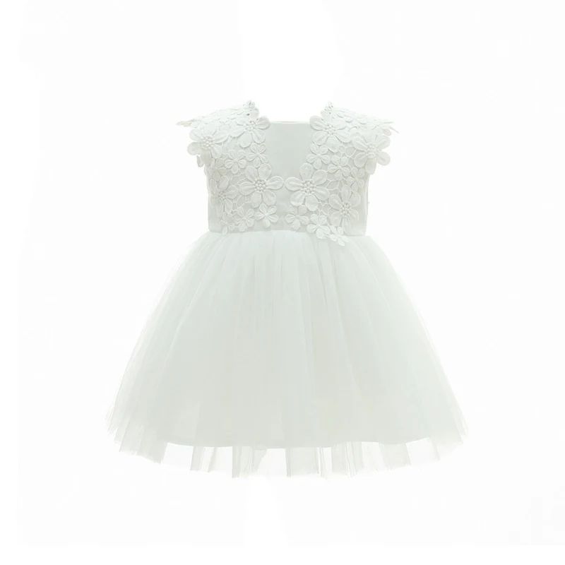 

Hot Baby Dress For Birthday Party 2018 New Infant Girls Cute Princess Dress For Wedding Newborn Girls Clothing 0-24M N1