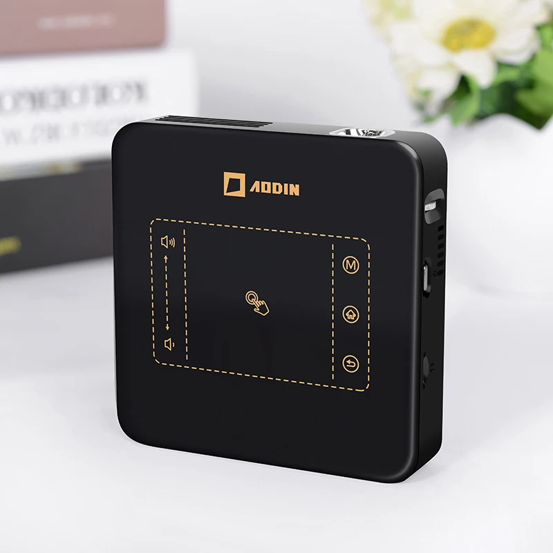AODIN Android 7,1 карманный мини-проектор D13 4 к умная сенсорная панель Пико портативный проектор светодиодный WI-FI Bluetooth 8000 мА/ч, Батарея дома Театр AODIN Android 7,1 карманный мини-проектор D13 4 к умная сенсорная панель Пико портативный проектор светодиодный WI-FI Bluetooth 8000 мА/ч, Батарея дома Театр