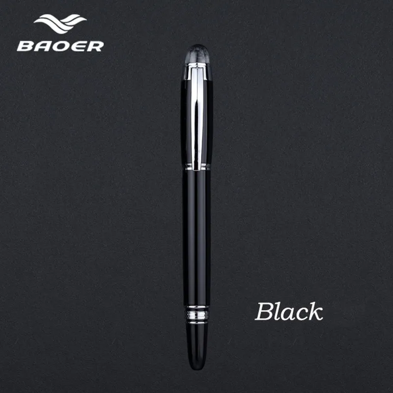 Baoer79 перьевая ручка роскошная хрустальная головка бизнес офисная чернильная ручка пилот авторучка рекламный подарок настраиваемый логотип торговой марки