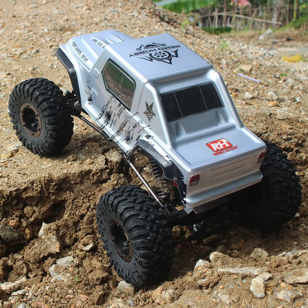 

Remo 1071-SJ 1/10 2.4GHz 550 Brushed RC Car Off-road Truck Rock Crawler RTR Automatic Vehicle Toys Car for Children Gift