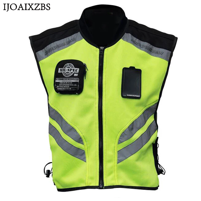

Motorcycle Reflective Vest Riding Tribe New Clothing Street Road Protector Motocross Body Armour Protection Jackets Vest Clothes