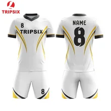 Таиланд качество простой белый трикотаж для футбола и футбола