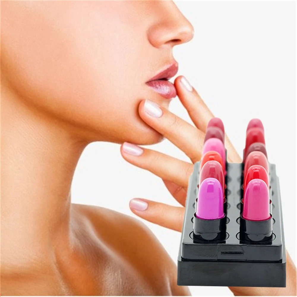 

New 12Pcs/box Everlasting Liquid Lipstick Matte Waterproof Moisturizer Lip Tint Lip Gloss In Stock 12 Colors Optional