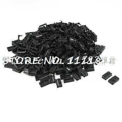 

200 Pcs FC-16P 16 Pin Male IDC Socket Plug Ribbon Cable Connector Black