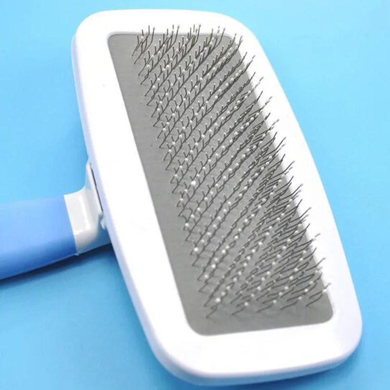 Dog Brush Grooming Brush Comb Pet Dog Cat Hair Removal Brush Comb Pet Grooming Tools Anti-slip Handle Pet Needle Comb (7)