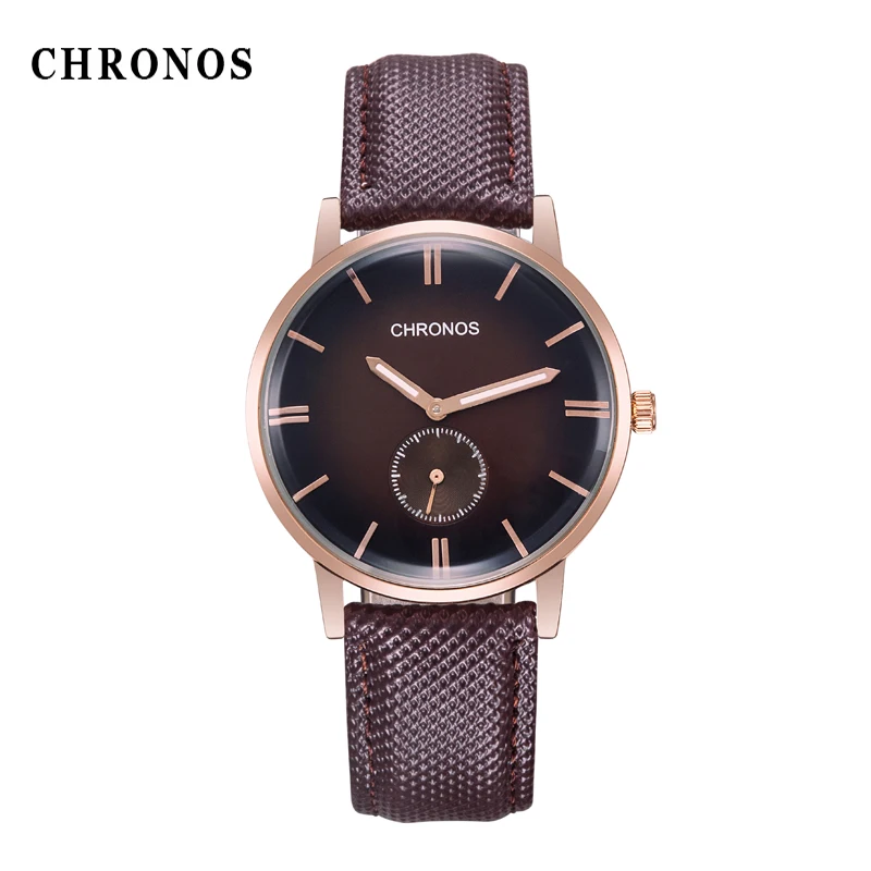 

CHRONOS Watch Men Watches Top Brand Luxury Men's Orologio Uomo Simple Casual Wristwatches Quratz relogio masculino