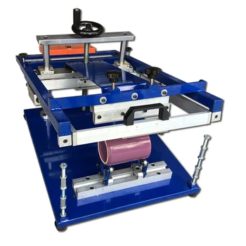 

manual cylinder screen printing machine for bottles/mugs/cups/silicon wristbands/pens