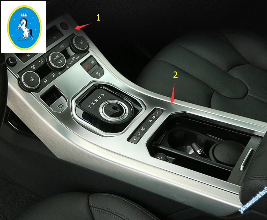 

Lapetus Gear Shifter Box Decoration Molding Trim 2 Pcs / Set Accessories Interior Fit For Range Rover Evoque 2016 ABS
