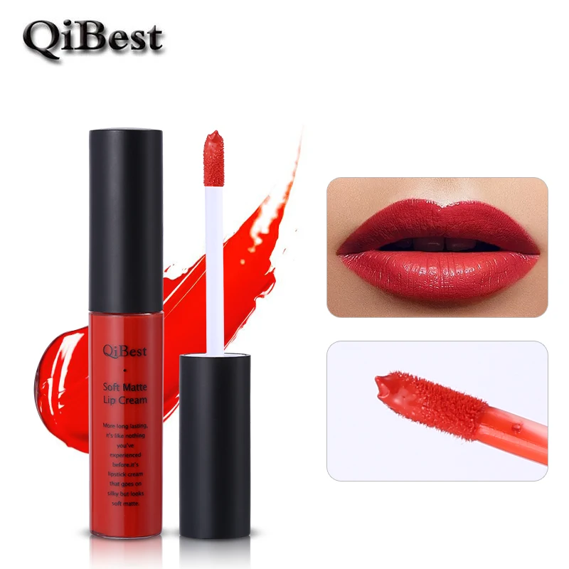 

Professional Fashion Style Matte Long-Lasting Liquid Lipstick Waterproof Makeup Lip Gloss Gel Rouge Red Quick-dry