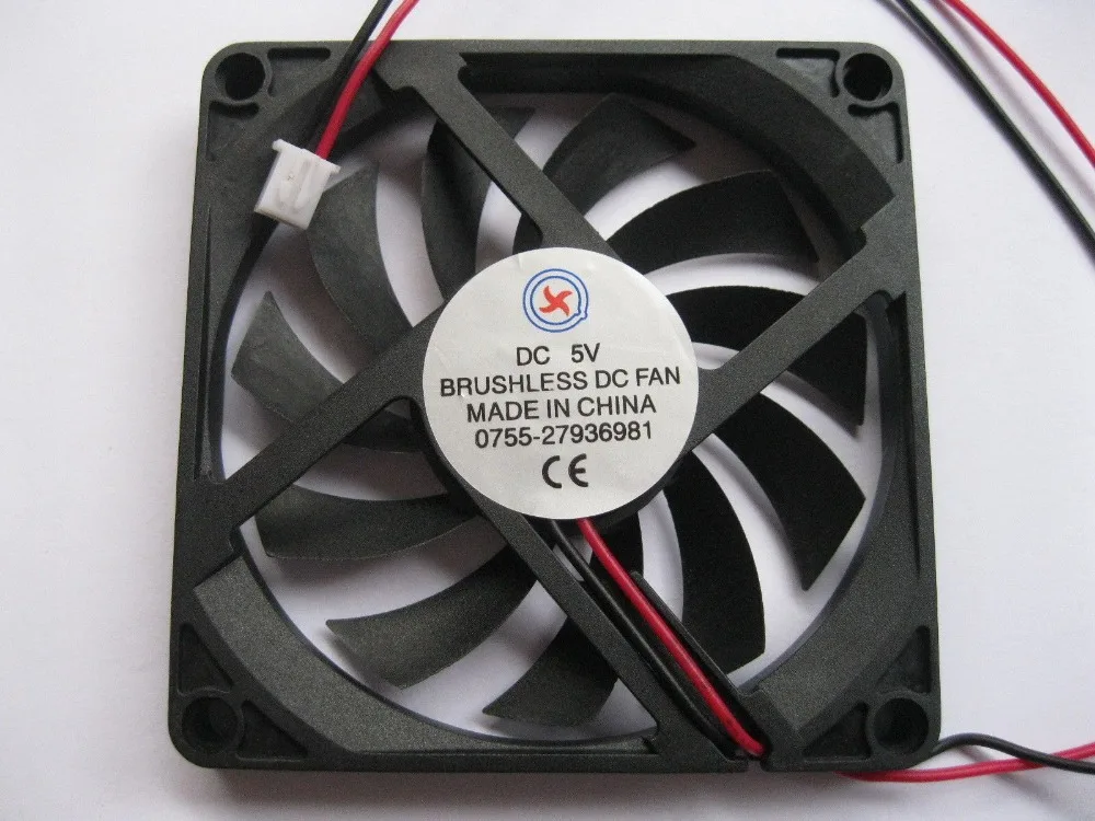 

10 pcs Brushless DC Cooling Fan 11 Blade 5V 8010s 80x80x10mm 2 Wires