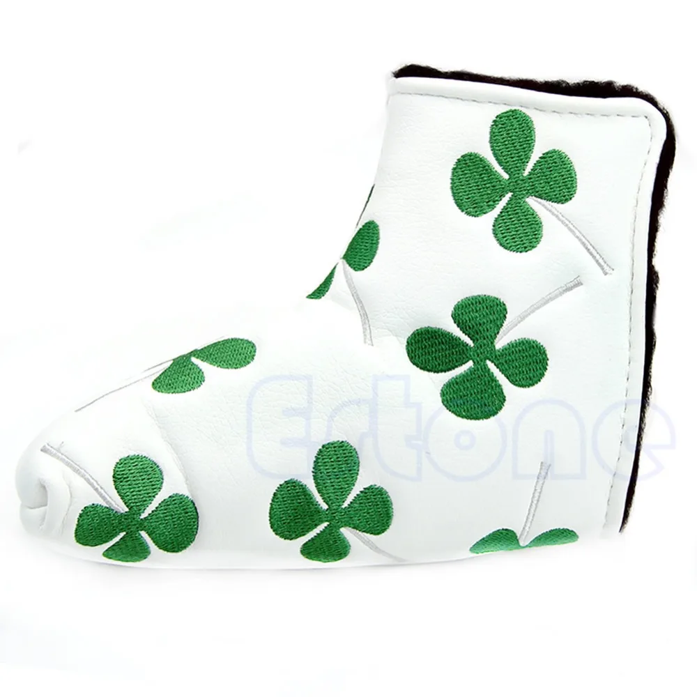 

Clover Golf Putter Head Cover Headcover For Ping Callaway White New