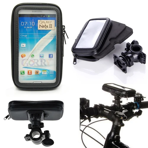 Bike Bag Bicycle Handlebar Mount Stand Waterproof Zip Case